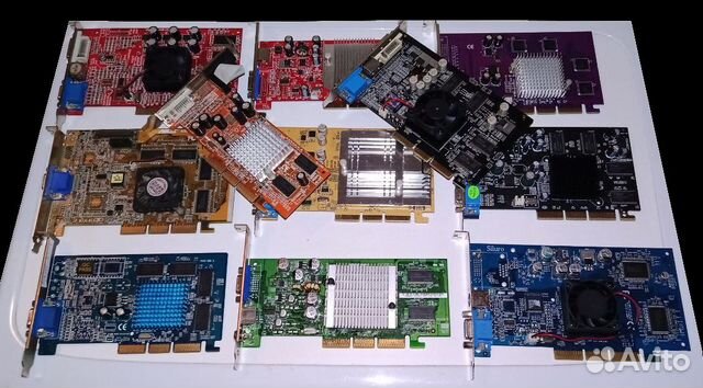 Ретро AGP и PCI видеокарты (GeForce, Matrox, 3dfx)
