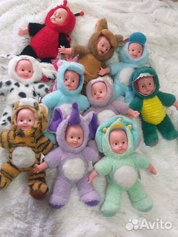 Игрушки коллекция пупсиков в костюмах