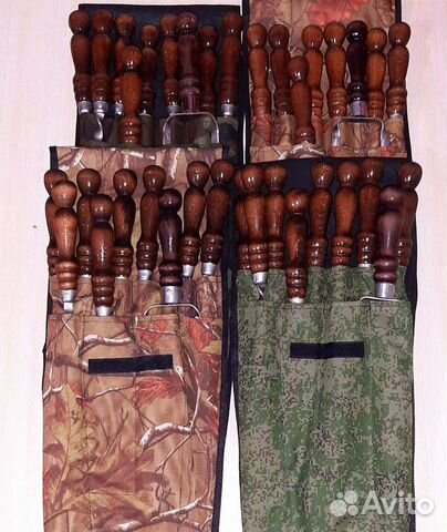 Подарочный набор шампуров в чехле