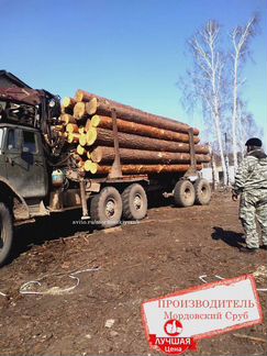 Сруб бани, дома. От Производителя