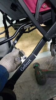 Ремонт сварка детской коляски.Сварка самоката