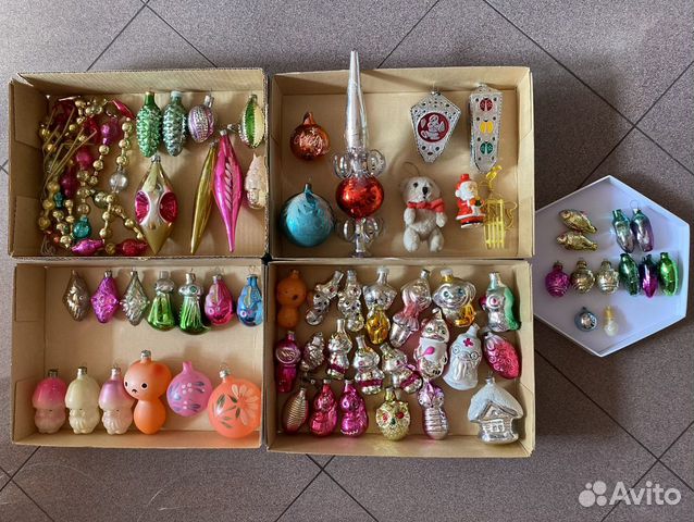 Елочные игрушки СССР