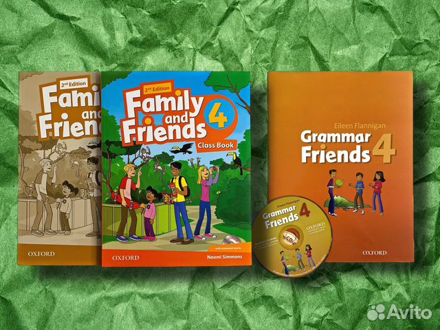 Набор Fаmily аnd friеnds 4 Grammar Friends 4 + 3CD