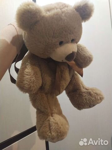 Рюкзак-плюшевый медведь новый