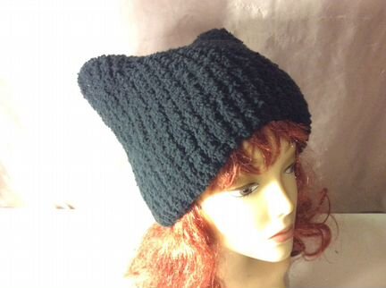 Авторская папаха из микрофибры, р 55-57, арт 250