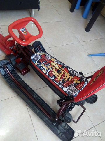 Снегокат с колесами