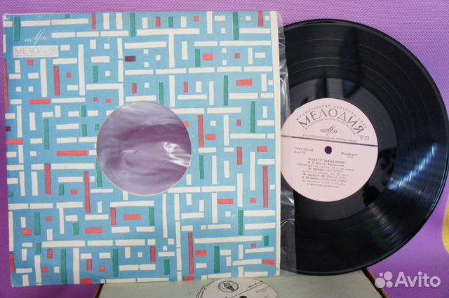 Bach - Liszt - Beethoven - Рахманинов -винил 10