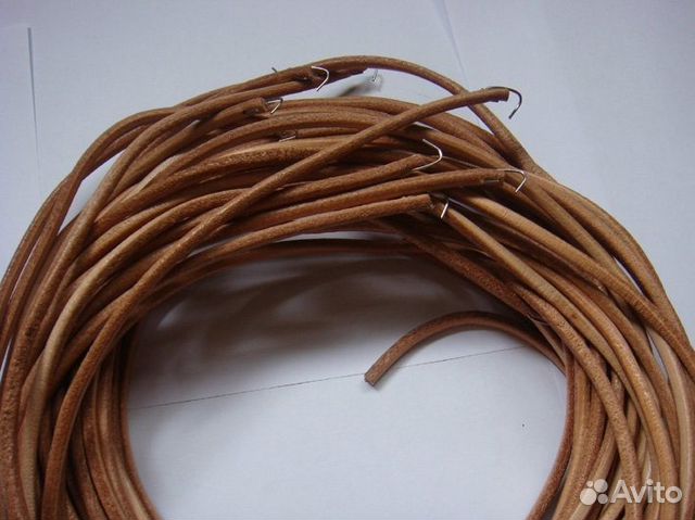 Ремень кожаный для швейной машинки. 184 см