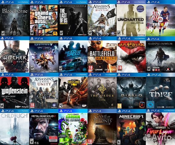 Игры ps4 ps5 Цифровые версии