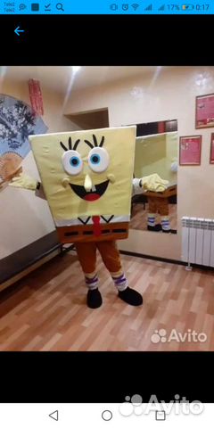 Губка боб ростовой костюм