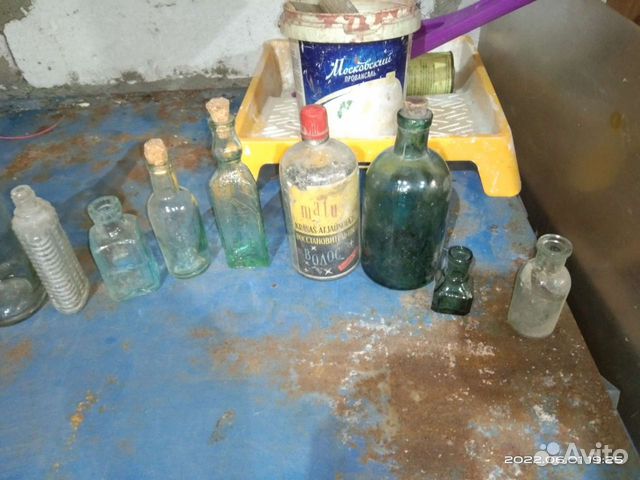 Старинные аптечные бутылки