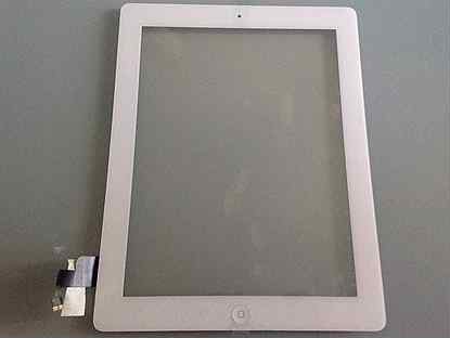 Тачскрин iPad 2, белый, с кнопкой home