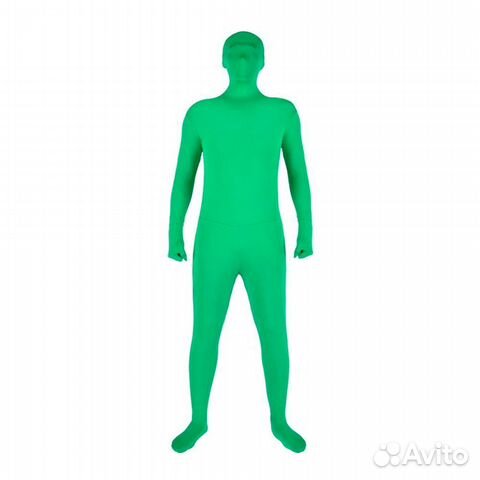 Костюм зеленый хромакей 180см