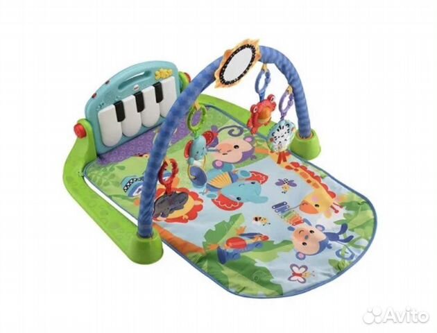 Развивающий коврик fisher price с пианино