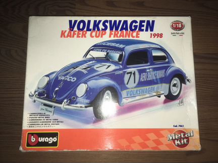 1/18 Kit Volkswagen Käfer Cup France Bburago Italy
