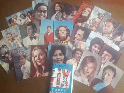 Открытки СССР, актеры кино (2 комплекта)