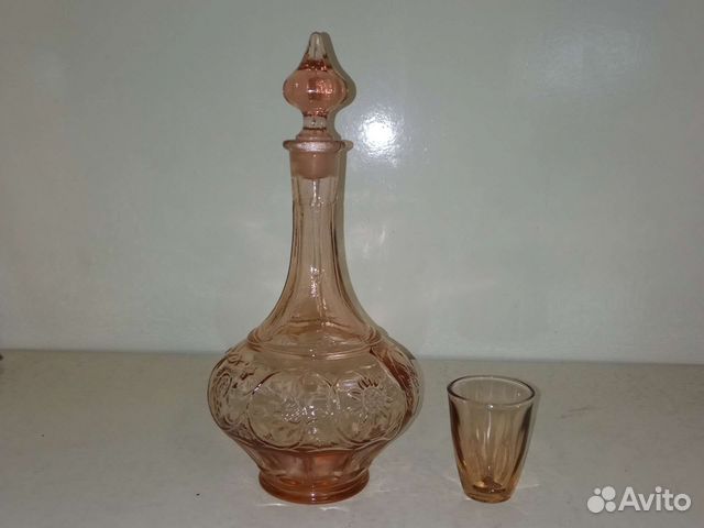 Графин цветной СССР