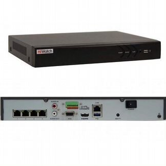 Видеорегистратор Ip HiWatch DS-N304P(B)