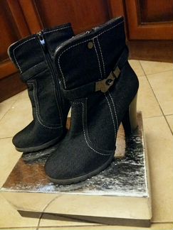 Полусапожки джинсовые