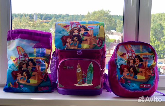 Рюкзак школьный Lego Friends 3 в 1 (Лего Френдс)