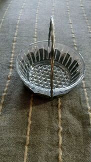 Мельхиоровая вазочка-конфетница СССР