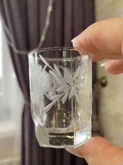 Рюмки -стопки хрустальные винтаж