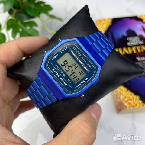 casio illuminator blue