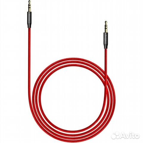 Кабель AUX 1.5м M30 Baseus красный