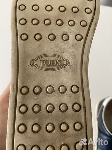 Макасины кожа Tods