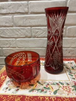 Цветной хрусталь СССР