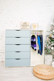 Комод 5 ящиков со штангой