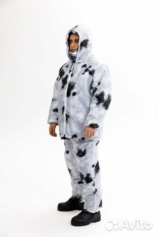 Костюм Маскировочный клякса белый