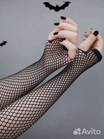 Перчатки-сетка. Новые