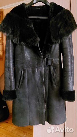 Дубленка натуральная женская 44р