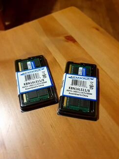 Оперативная память ddr3L 8 gb sodimm для ноутбука