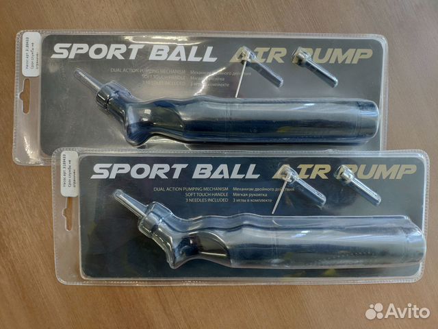 Насос с 3 иглами для мячей