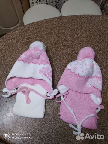 Комплект шапка, шарф