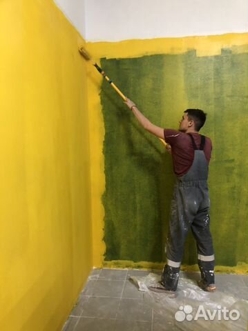 Покраска стен, Ремонт под ключ, шпаклевка стен