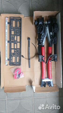 Велобагажник на фаркоп Amos Bis на 3 велосипеда