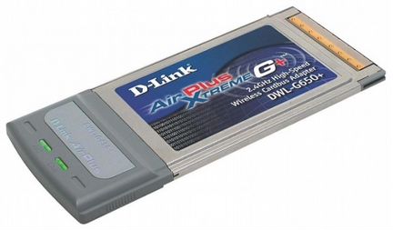 Wi-Fi-адаптер для ноутбука D-link DWL-G650+