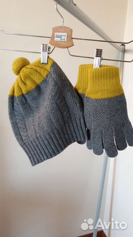 Перчатки и шапка Paul Smith