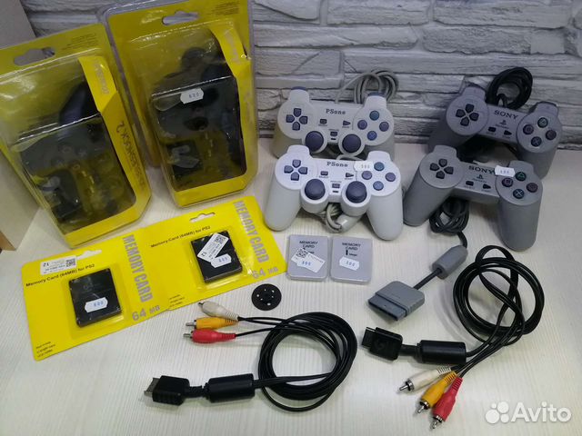 Sony Ps1 Ps2 Ps3 Ps4 геймпады аксессуары