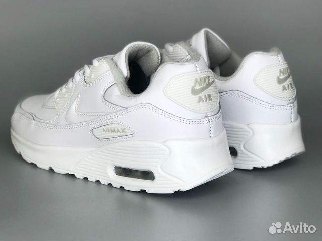 Кроссовки кожаные женские мужские Nike Air Max 90