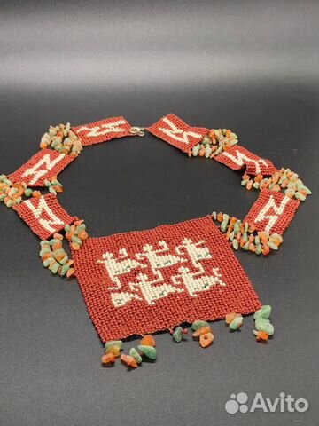 Колье из бисера