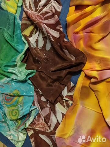 Платки и шарфы нат.шелк