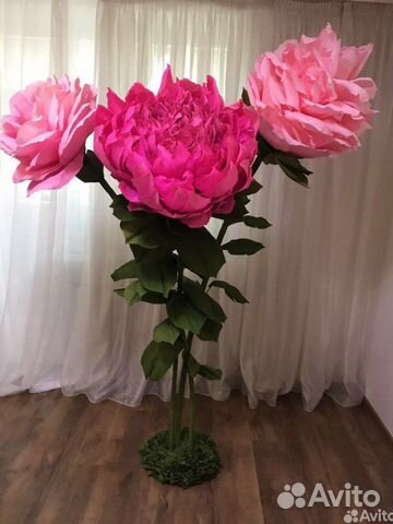 Ростовые цветы, декор,цветы из изолона, фоамирана