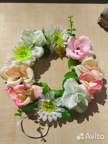 Цветочная композиция+Венок цветочный