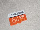 Карта памяти MicroSD Samsung Evo plus