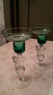 Подсвечники хрустальные