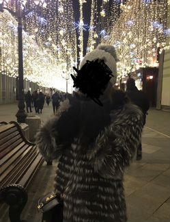 Шуба из чернобурки